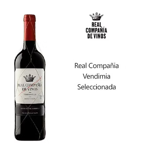 Real Compañia De Vinos Vino Tinto Tempranillo Vendimia Seleccionada 750Ml - Vinosgt