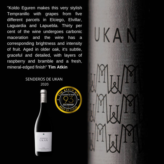 Ukan Vino Tinto Senderos De Ukan Tempranillo DOCa Rioja 750Ml - Vinosgt