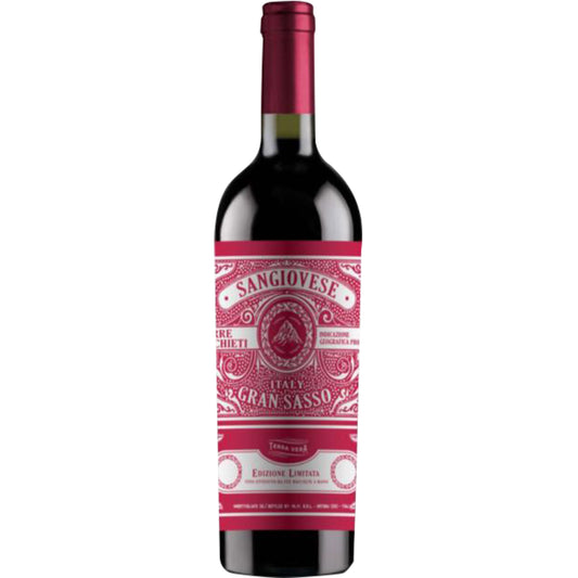 Gran Sasso Vino TInto Sangiovese Edizione Limitata Terre di Chieti IGT 750ml