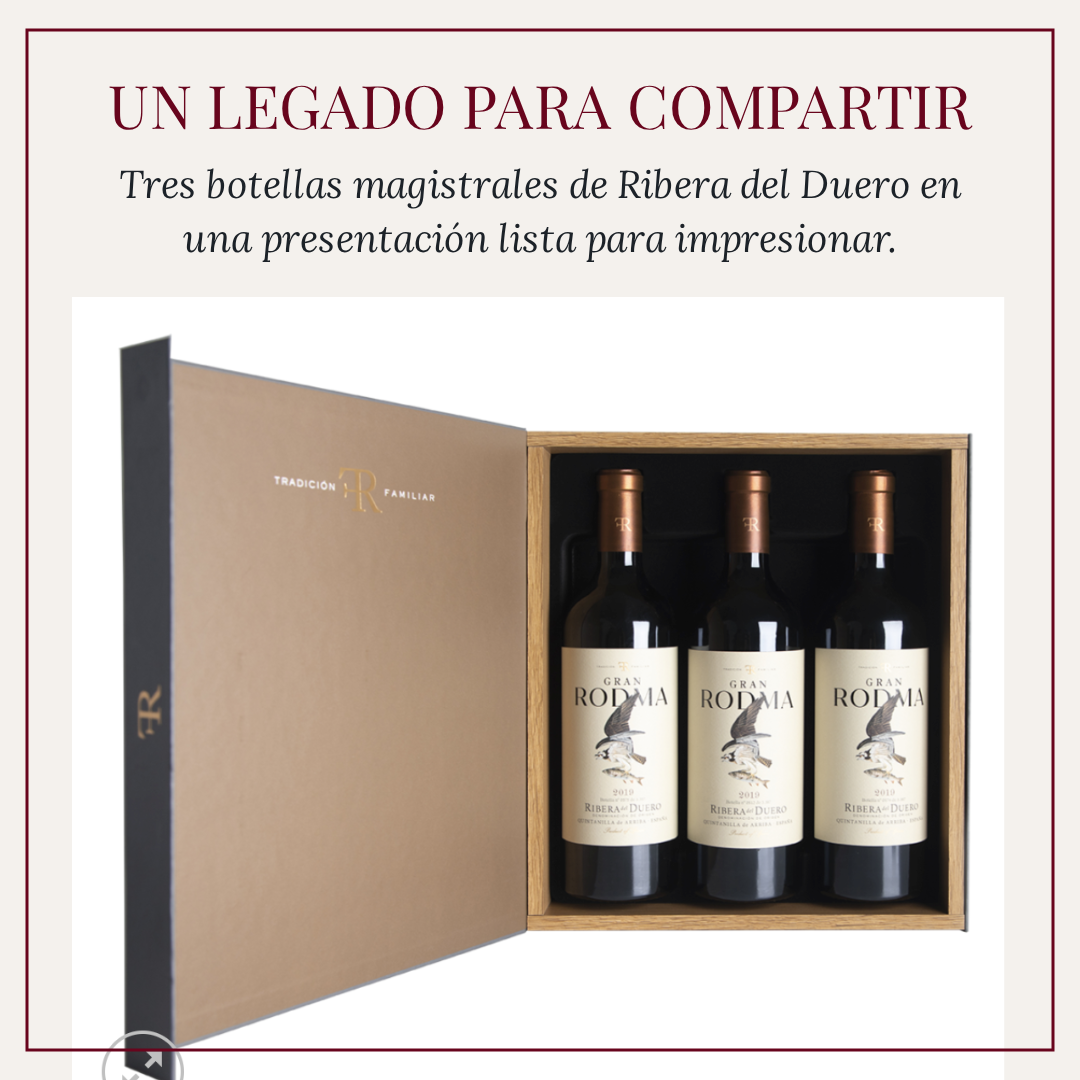 Finca Rodma Estuche 3 Botellas Gran Rodma Ribera del Duero 750ml - Vinosgt
